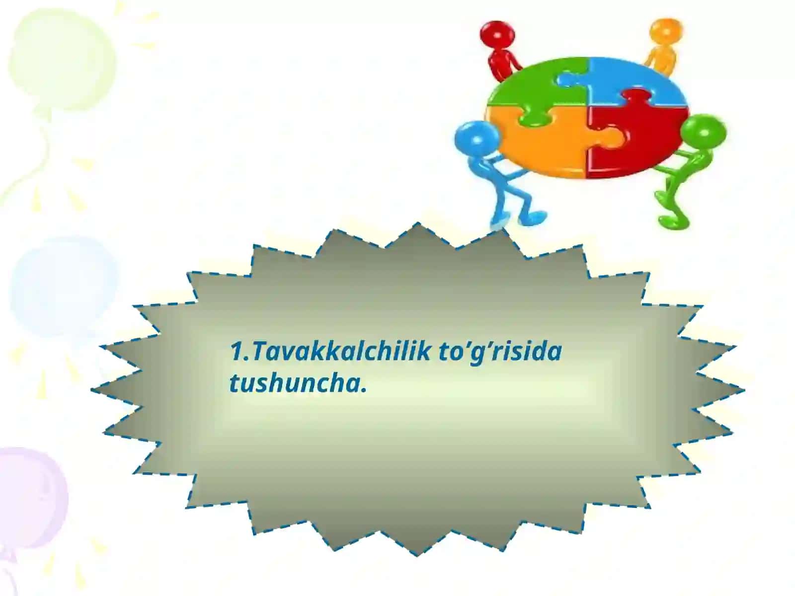 Tavakkalchilikni boshqarish 2
