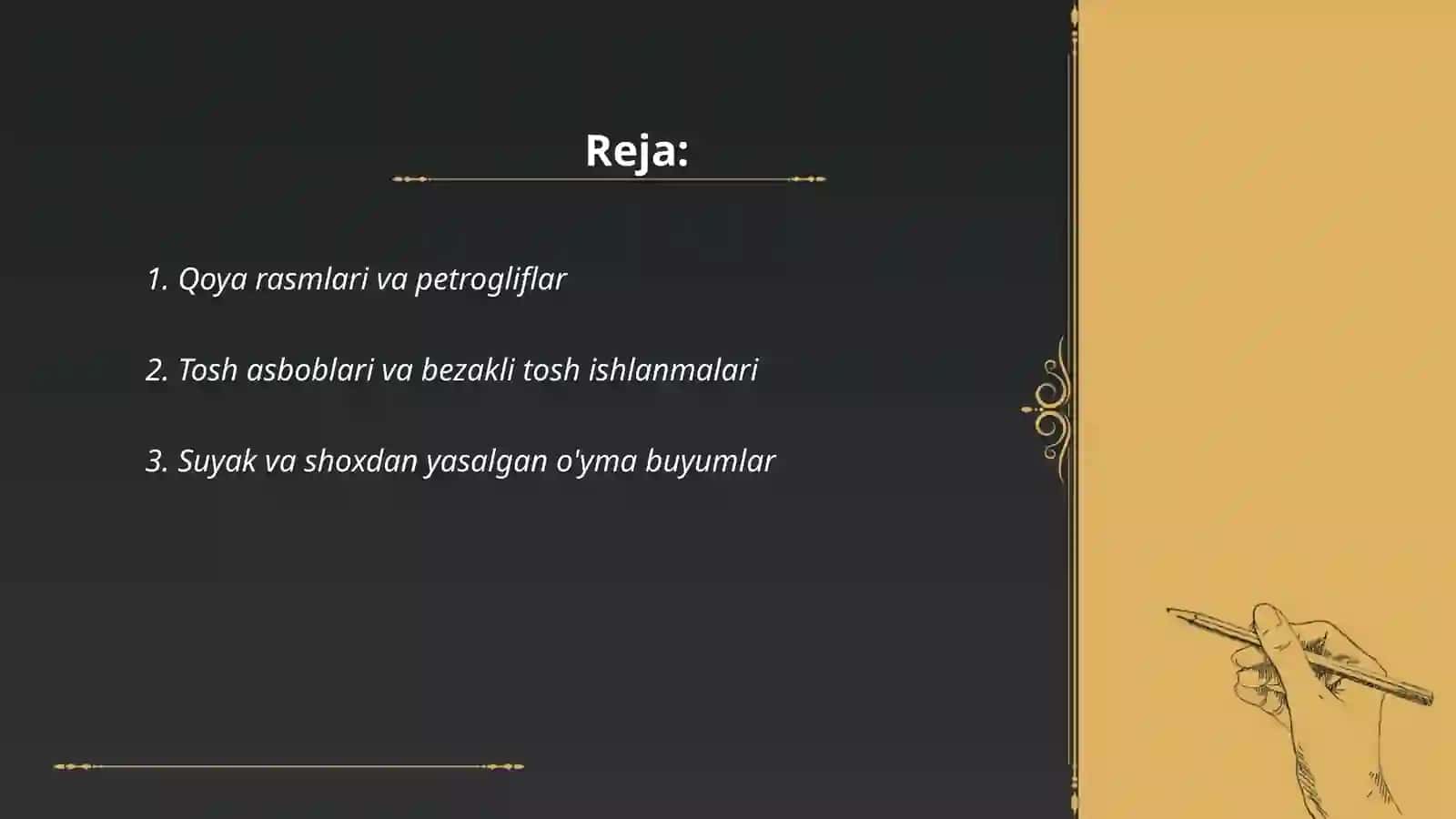 Ibtidoiy davr sa'natiga oid manbalar 2