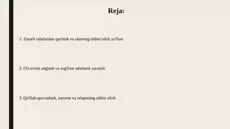 Zararli odatlardan saqlanish va oldini olish usullari 2