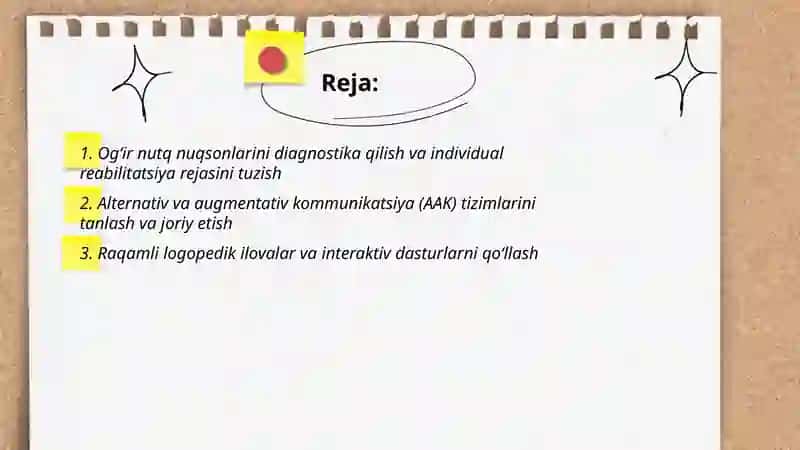 Ogʻir nutq nuqsonlarida nutqiy kommunikatsiyani shakllantirishga qaratilgan logopedik texnologiyalar 2