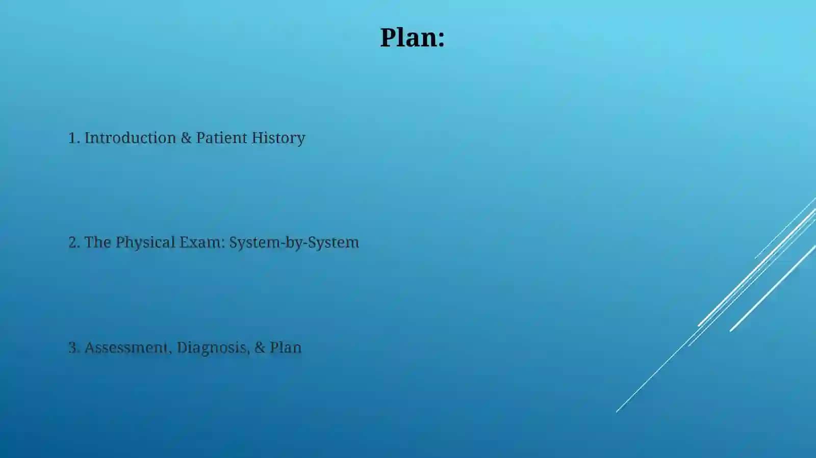 The Patient Examination Process 2
