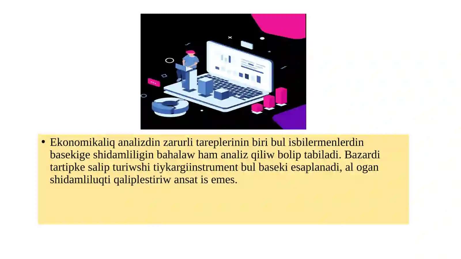 Investiciya joybarlarinin basekige shidamliliq analizi 2