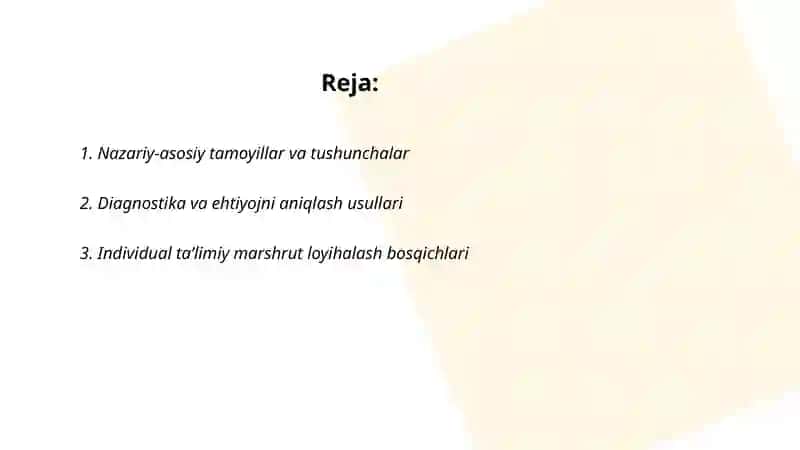 Alohida yordamga muhtoj bolaning taʼlimiy marshruti modeli 2