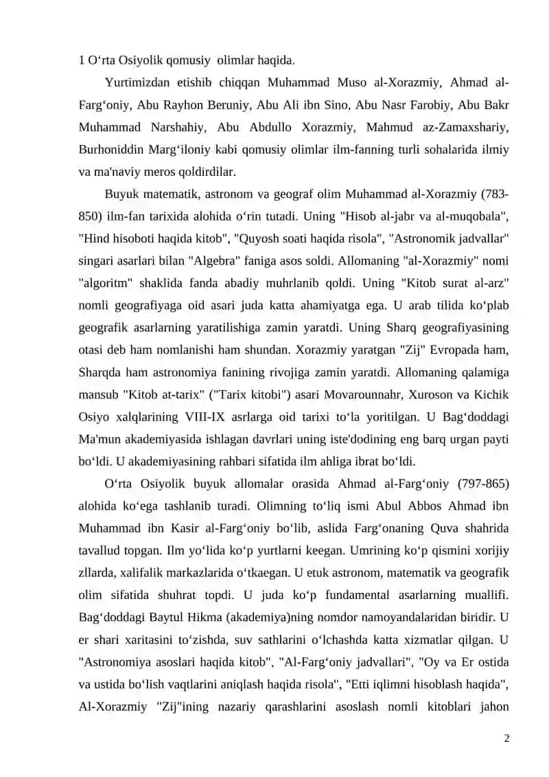 BUYUK MATEMATIK VA FAYLASUF ALLOMALAR 2