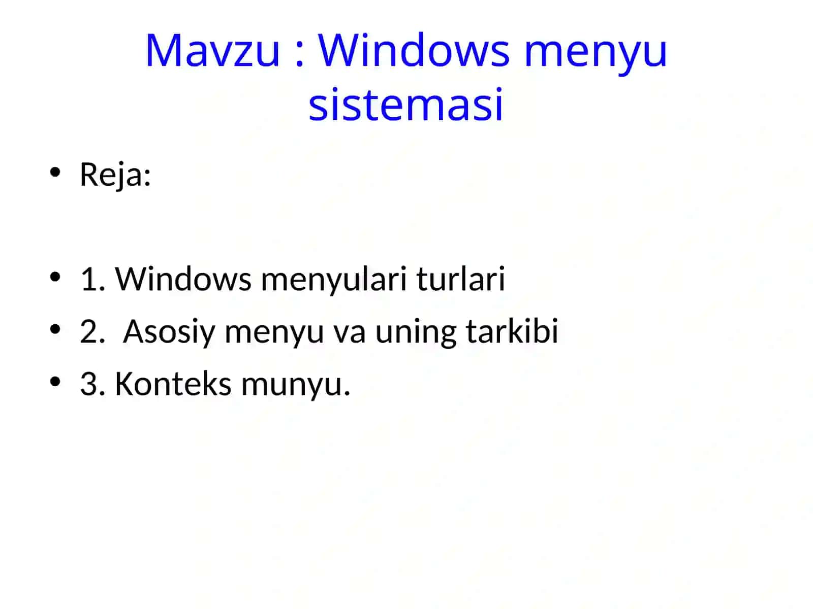 Windows menyu sistemasi 2