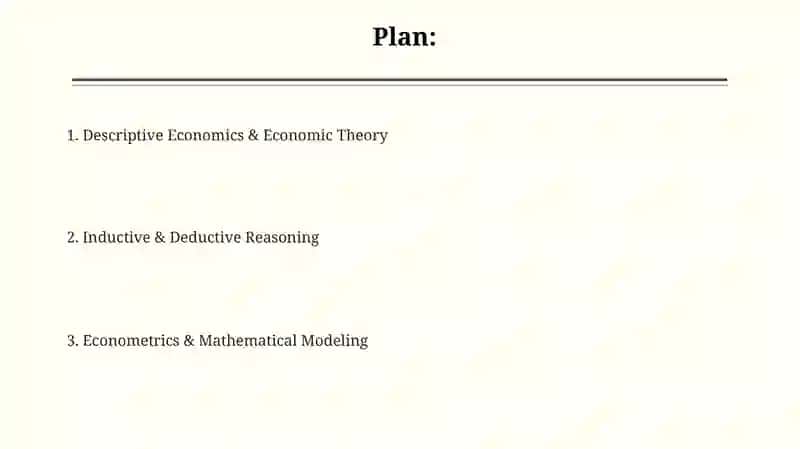 Macroeconomic Analysis Methods 2