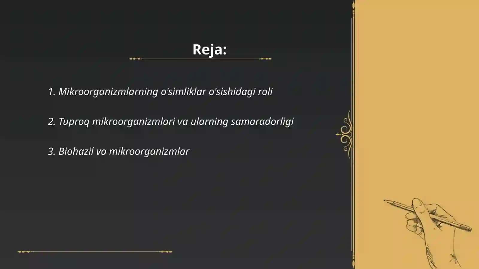 Mikroorganizmlarning ekotizimlardagi ahamiyati 2