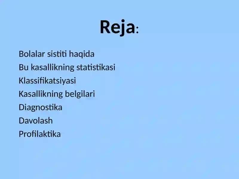 Bolalardagi siydik yo‘llari infeksiyalari 2