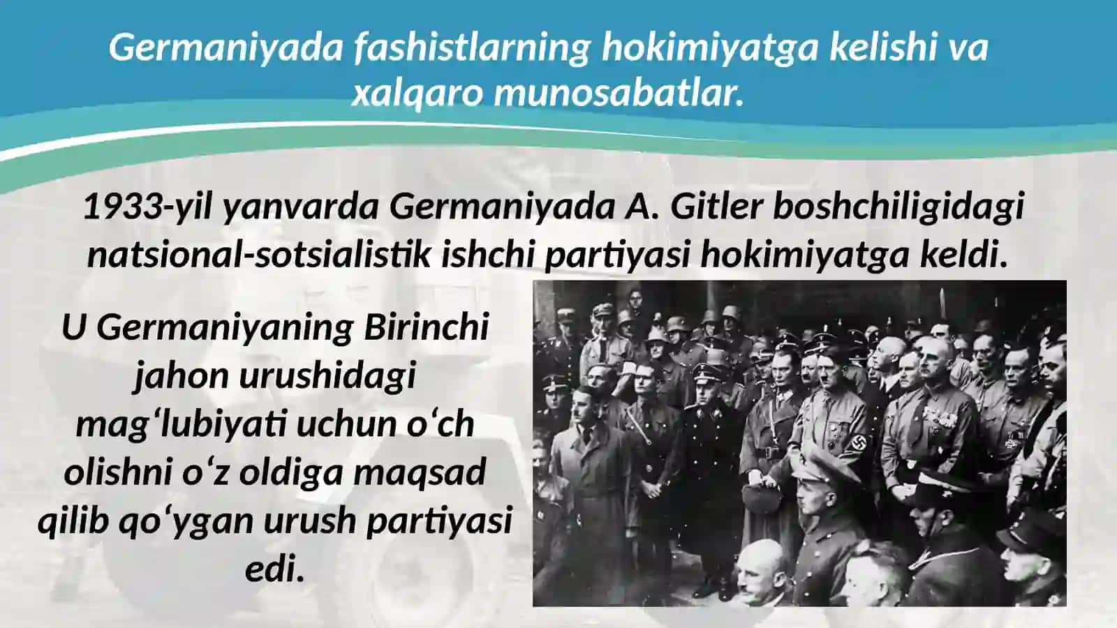10-sinf Jahontarixi fanidarsligi asosida 15-16-mavzu 2