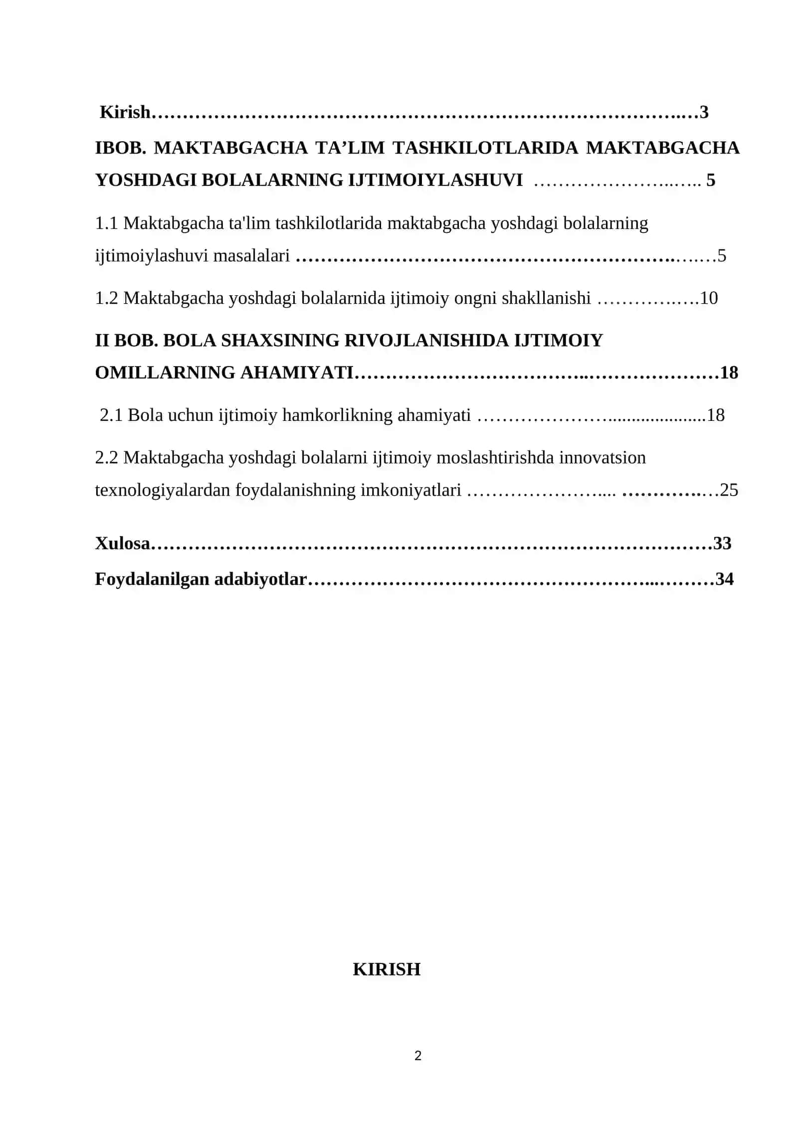 Maktabgachata’lim tashkilotlarida maktabgacha yoshdagi bolalarning ijtimoiylashuvi masalalari 2