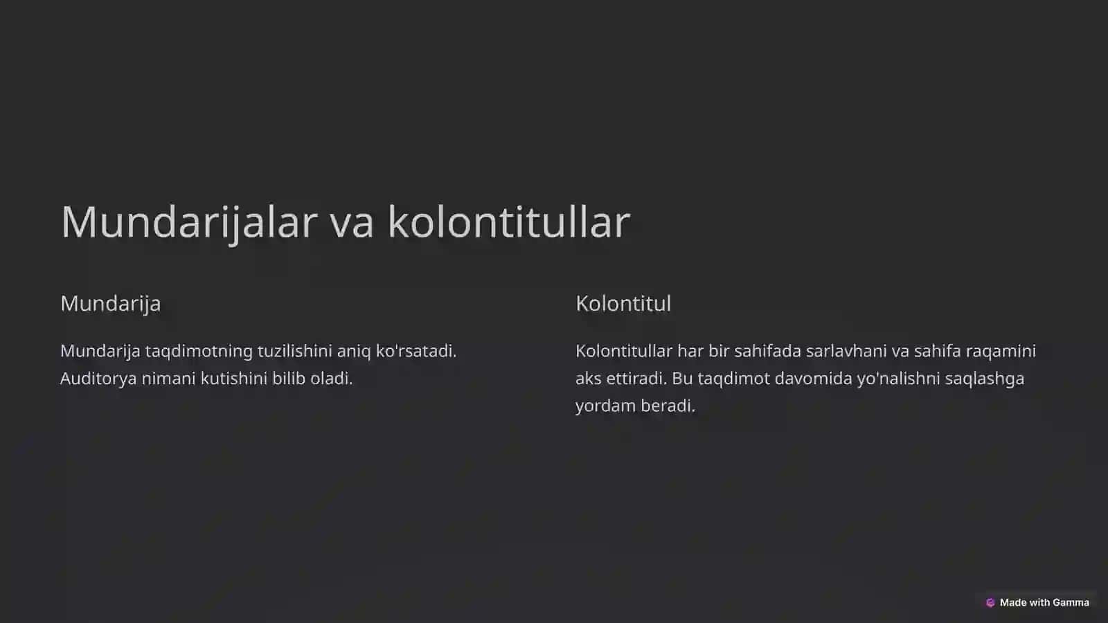 Avtomatlashtirilgan vositalar va taqdimot strategiyalari 2