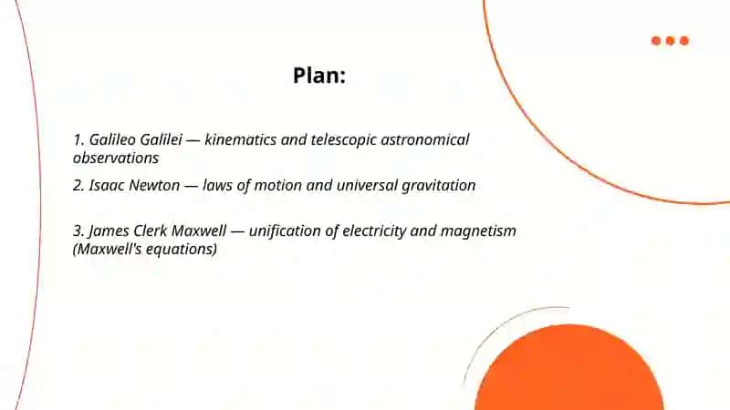 Great physicists and their contributions 2