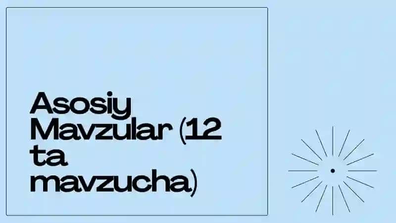 Taqdimot Tuzilmasi 2