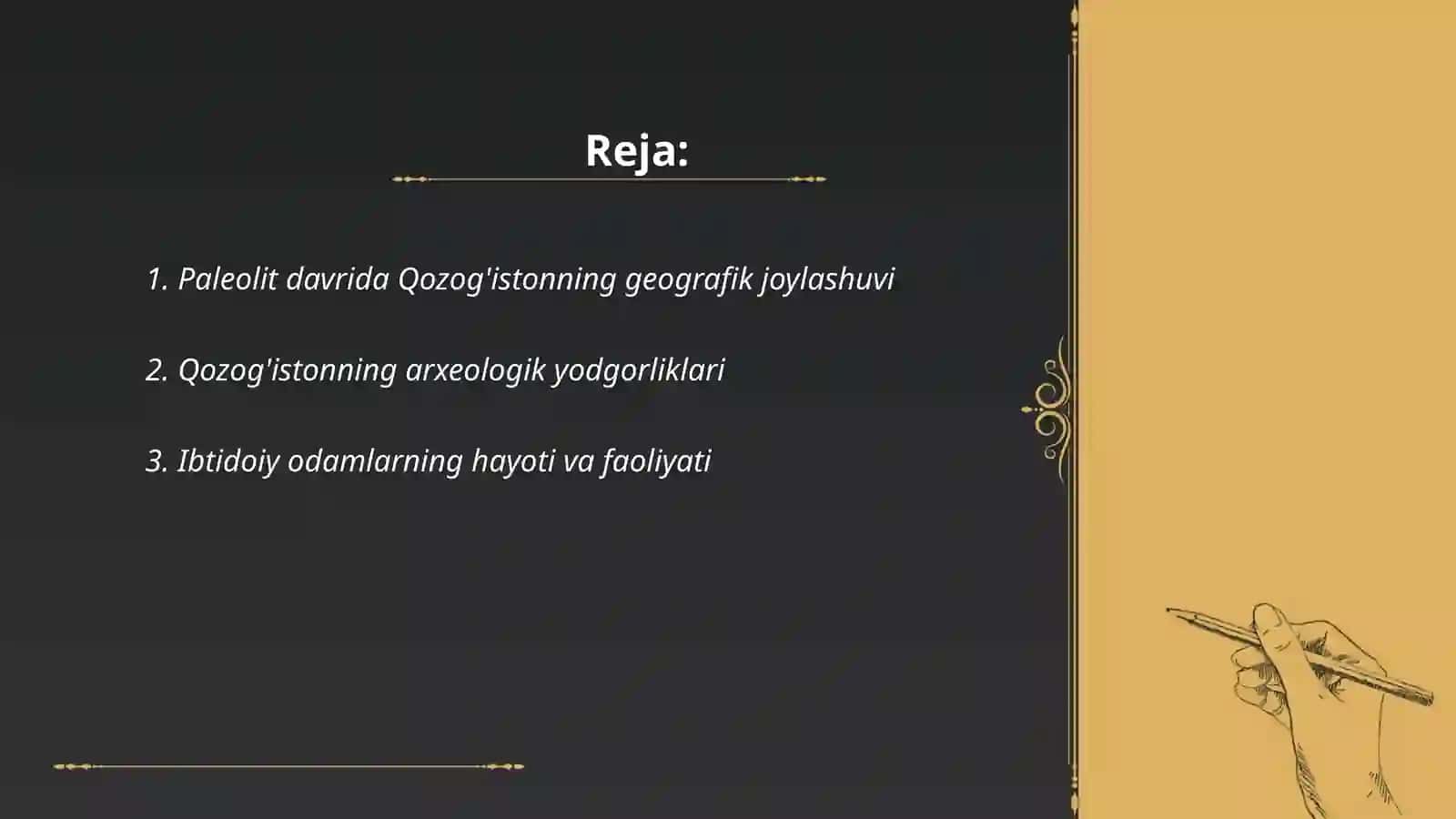 Paleolit davri manzilgohlari tahlili 2