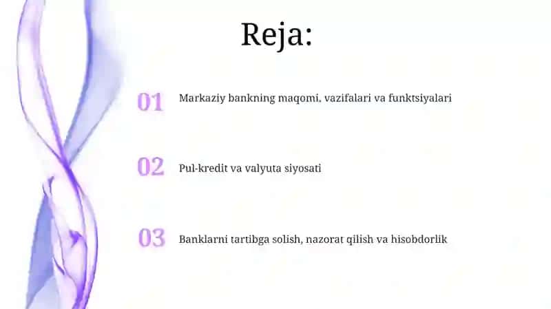 O‘zbekiston Respublikasining “O‘zbekiston Respublikasining Markaziy banki to‘g‘risida”gi Qonuni 2