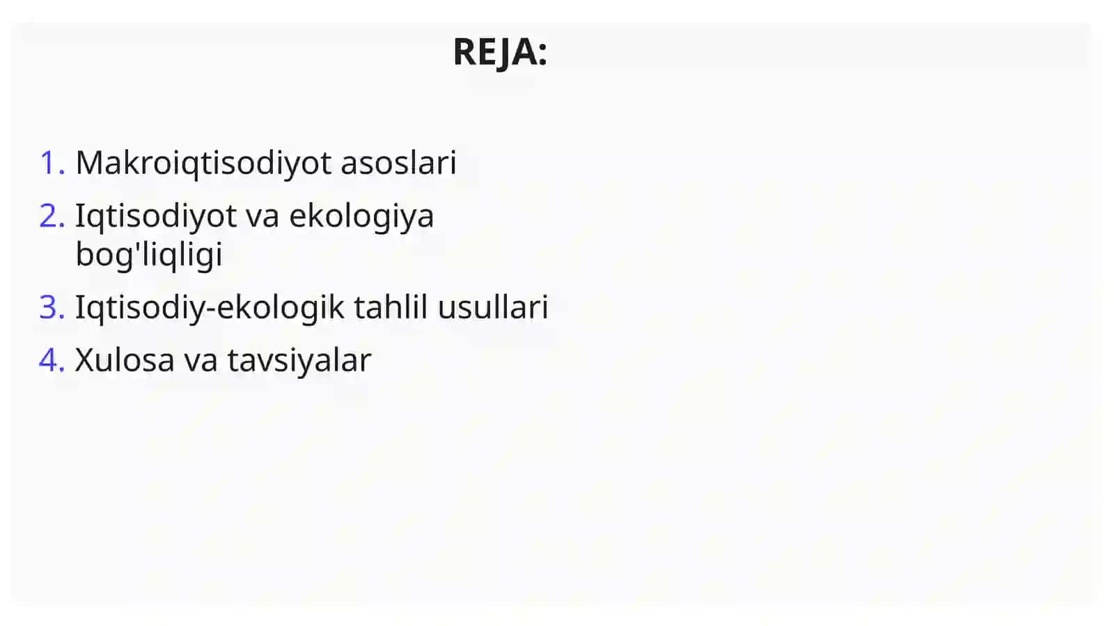 Iqtisodiyot Yaxlit Tizim Sifatida: Makroiqtisodiyot va Ekologiya 2