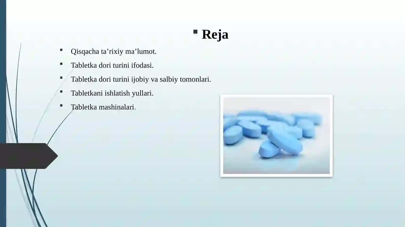 Qattiqdori tabletka tехnologiyasi 2