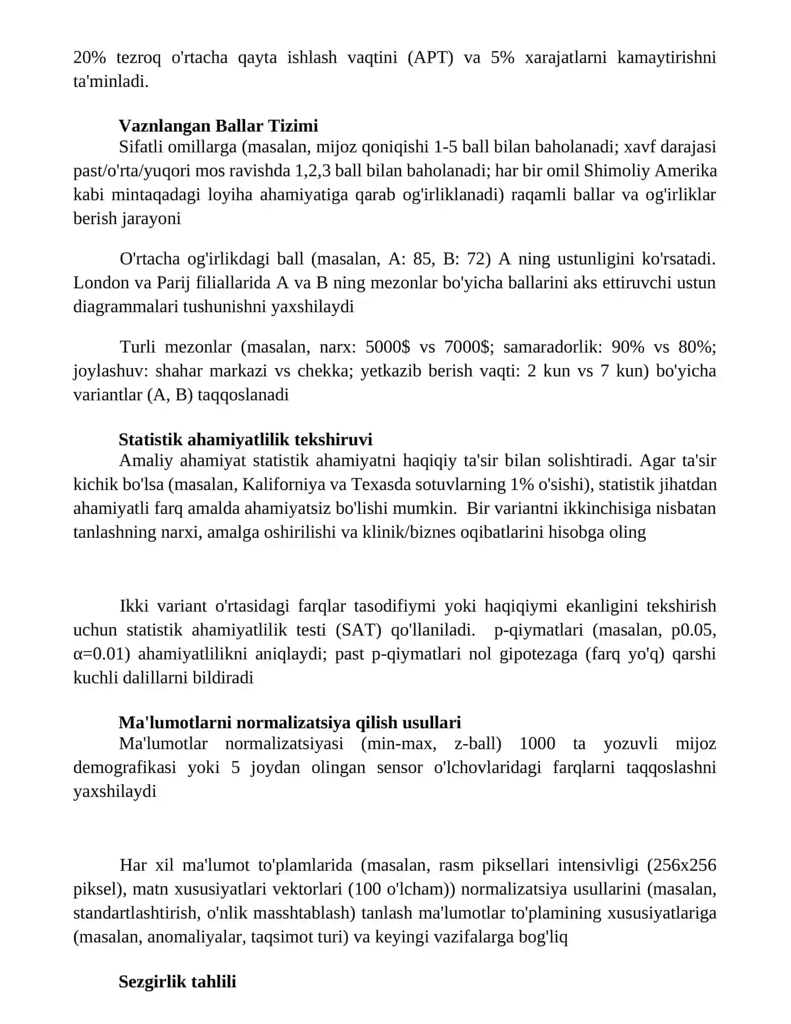 Takroriy o'lchovlarda ikki tanlanmani taqqoslash mezonlari 2