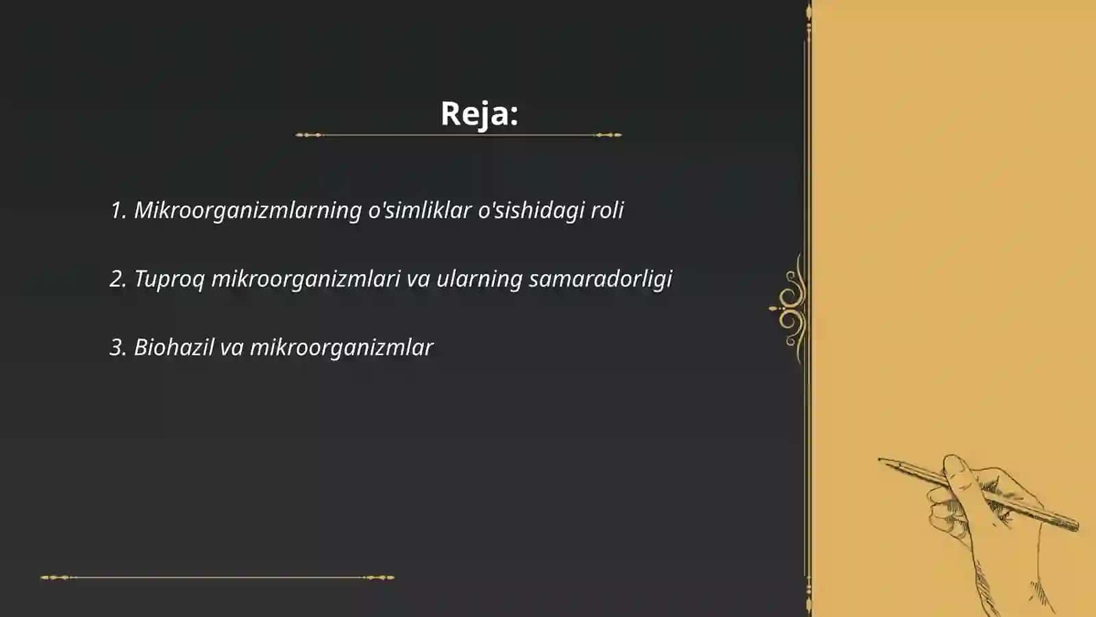 Mikroorganizmlarning ekotizimlardagi ahamiyati 2