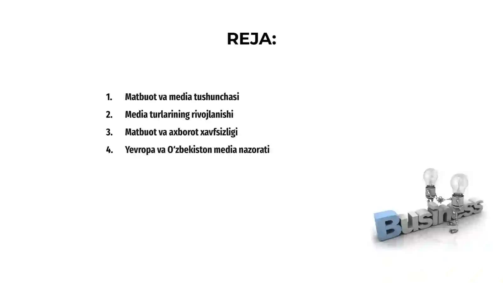 Matbuot va media 2