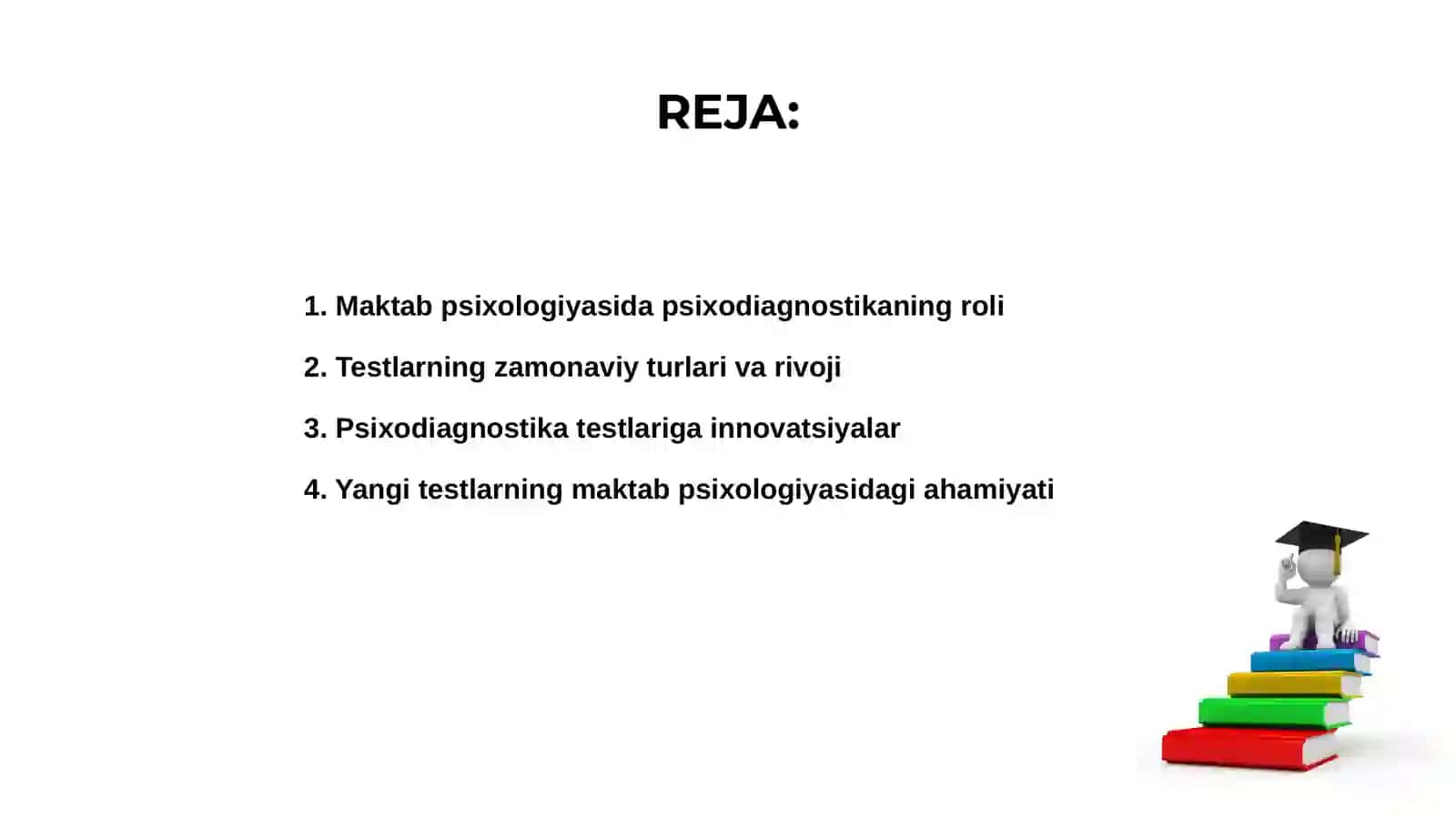Maktab psixologiyasida psixodiagnostika testlariga yangilik kiritish 2