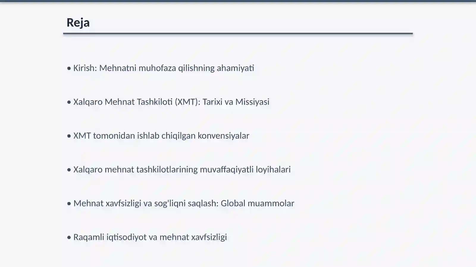Mehnatni Muhofaza Qilish: Xalqaro Tashkilotlarning Roli 2