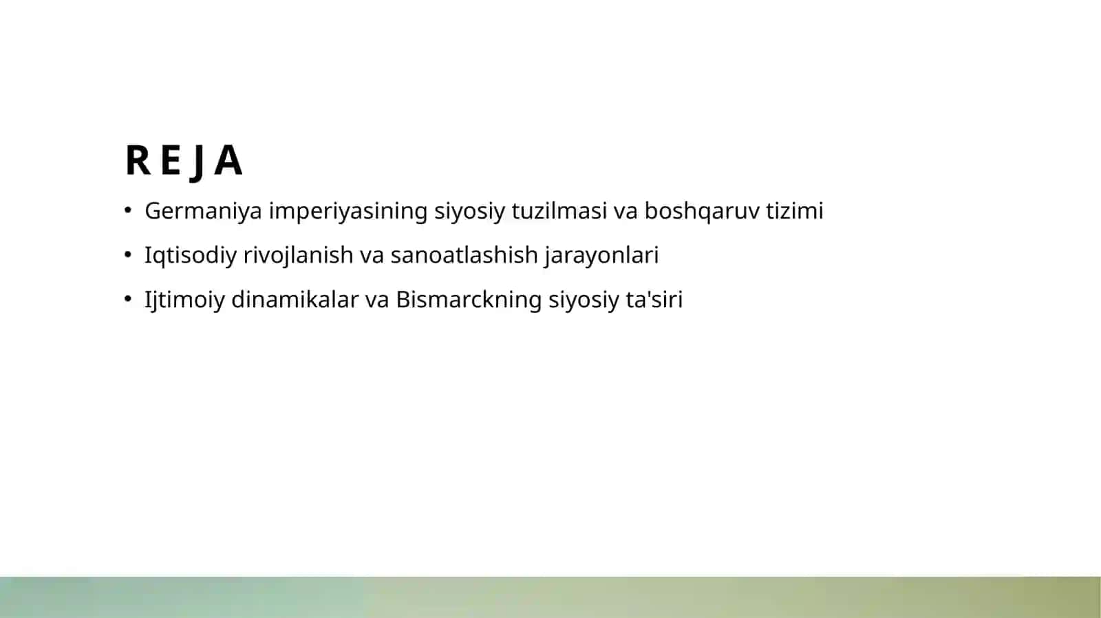 Germaniya imperiyasining siyosiy-iqtisodiy hayot 2