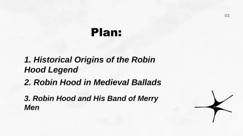The represetative of English literature ROBIN HOOD 2