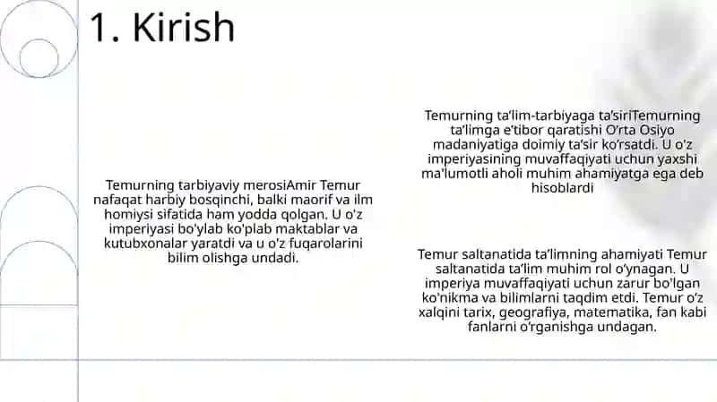 Temurning Tarbiyaviy Ahamiyati 2