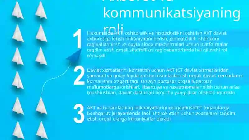 Davlat Boshqaruvida Axborot-Kommunikatsiya Texnologiyalarining O‘Rni 2