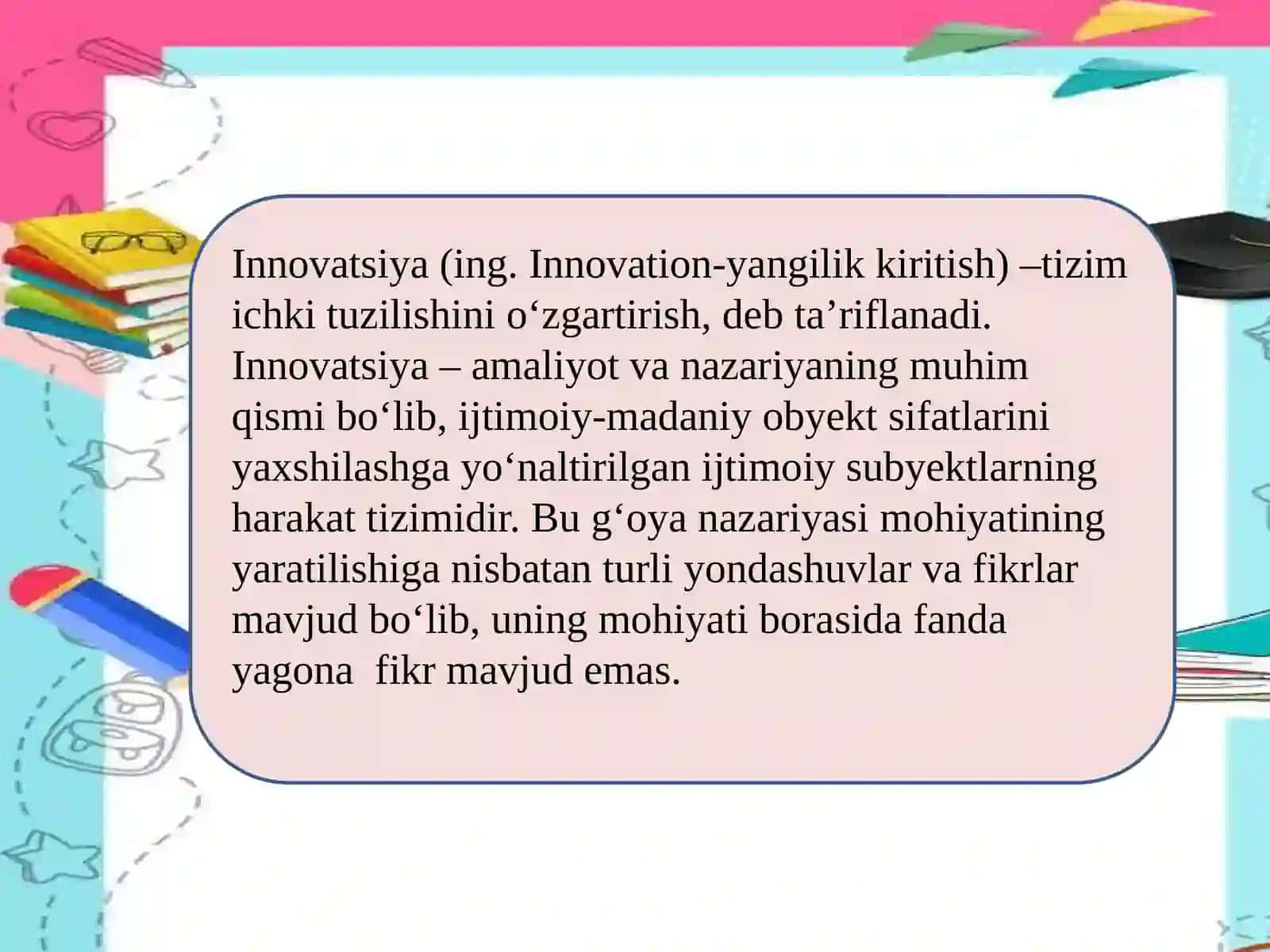 Innovatsiya talabalarni kasbiy kompetentligini rivojlantirishda 2