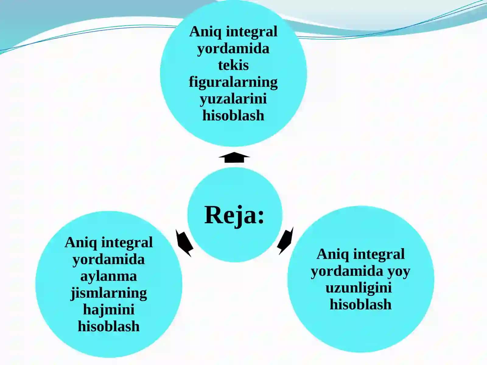Aniq integralning tadbiqlari 2