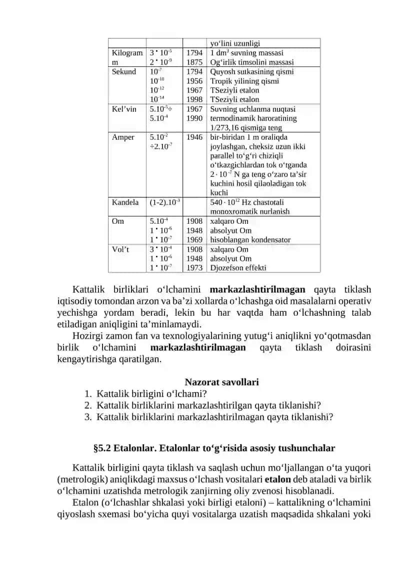 KATTALIK BIRLIKLARINING OʻLCHAMINI QAYTA TIKLASH, SAQLASH VA UZATISH 2