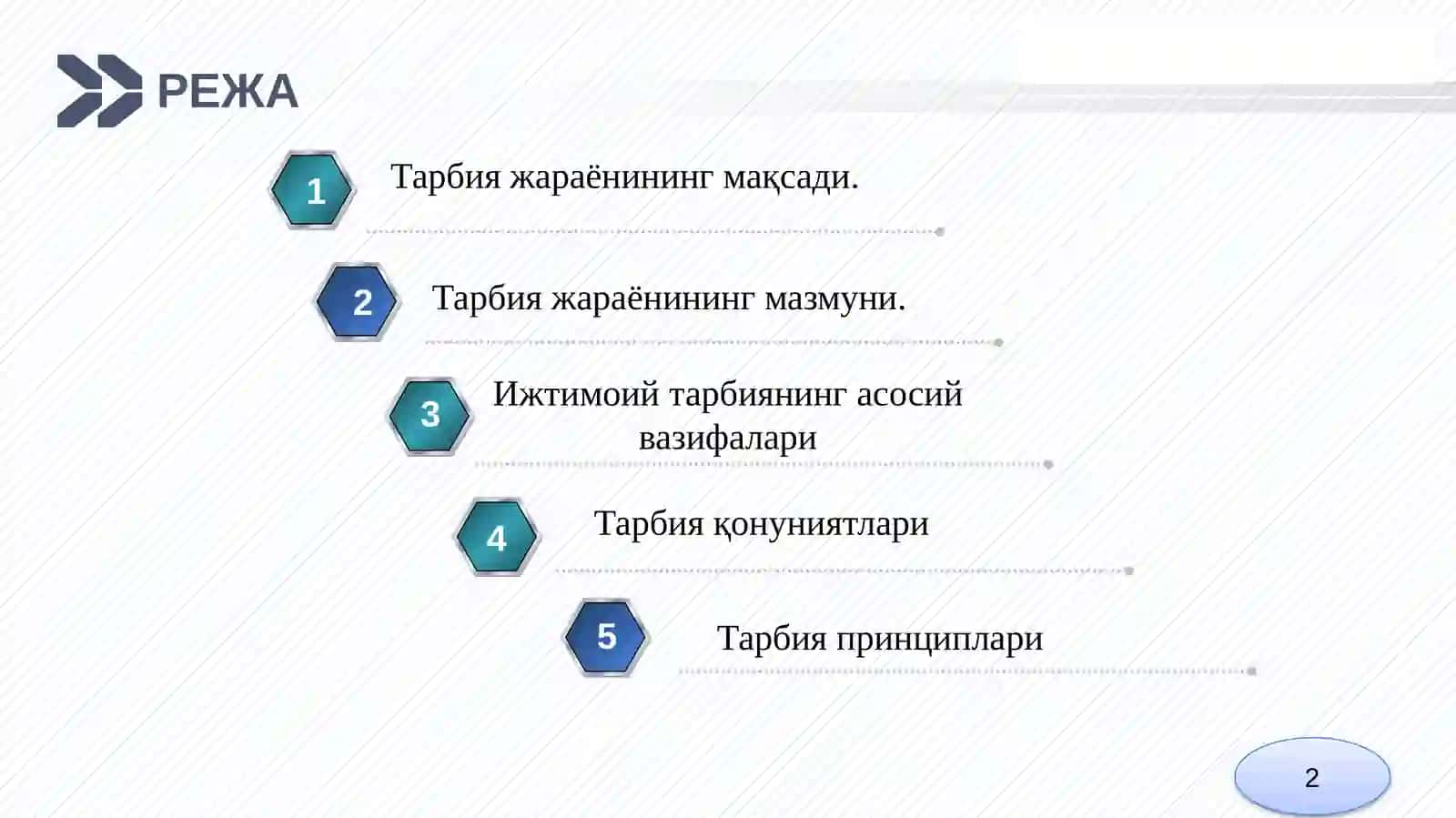Тарбия жараёни 2