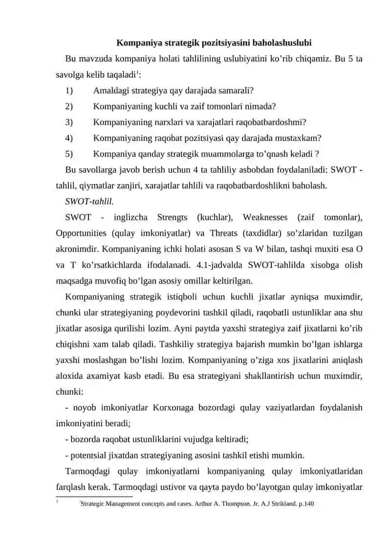 SWOT-tahlil 2