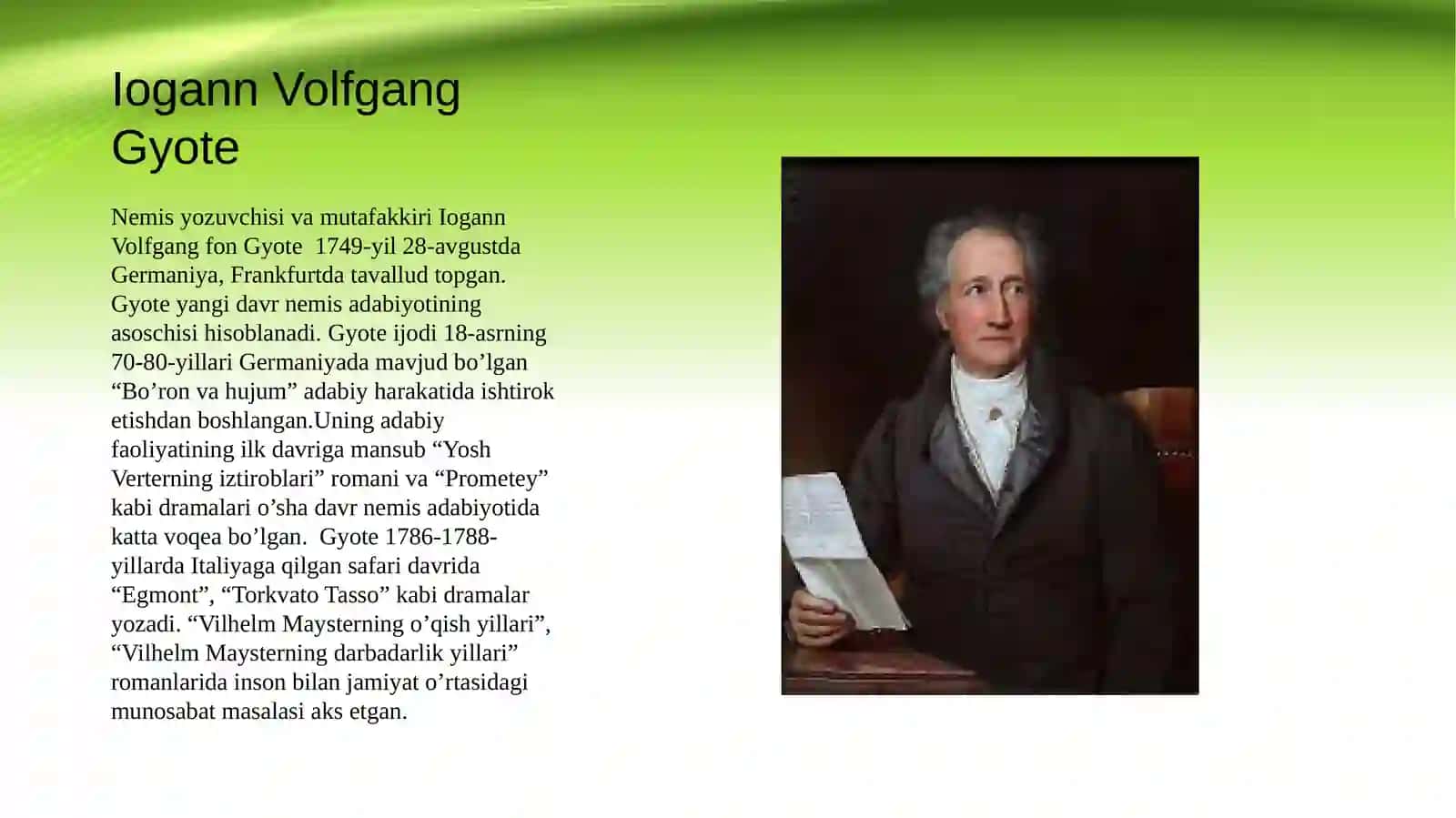 Yosh Verterningiz tiroblari 2