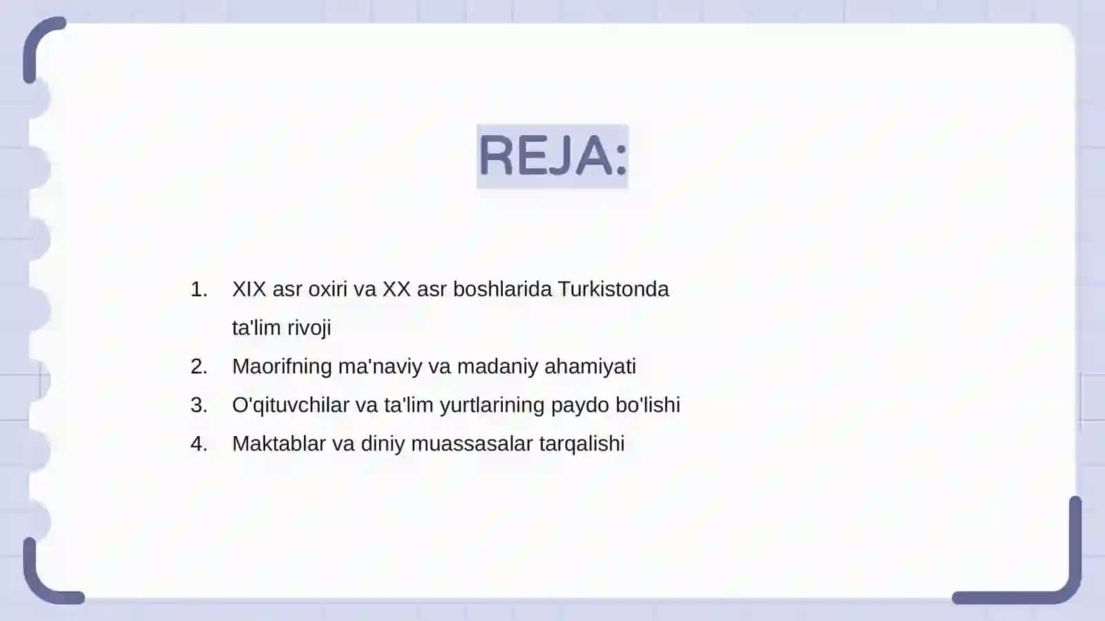 XIX asr oxiri va XX asr boshlarida Turkistonda maorif rivoji 2