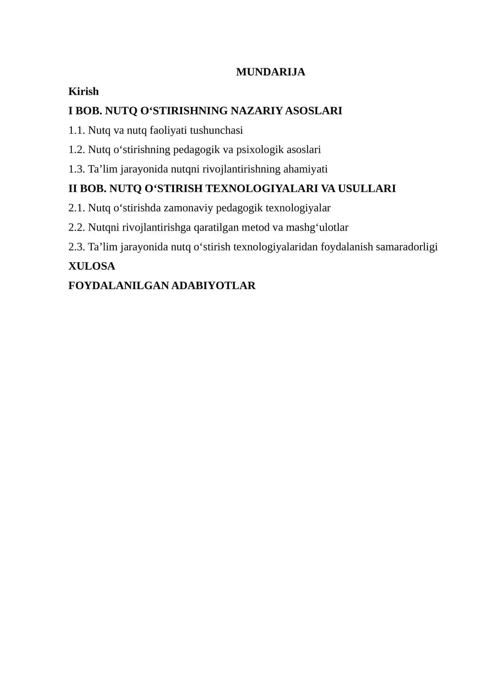 Nutq óstirish texnologiyalari 2