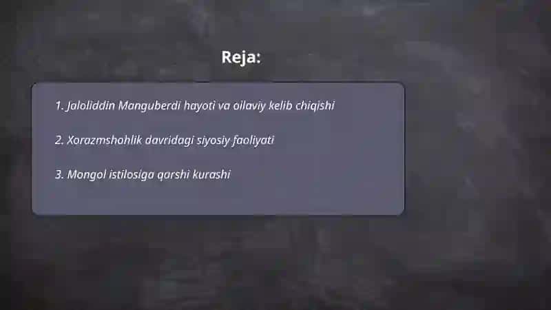 Jaloliddin Manguberdi hayoti va oilaviy kelib chiqishi 2