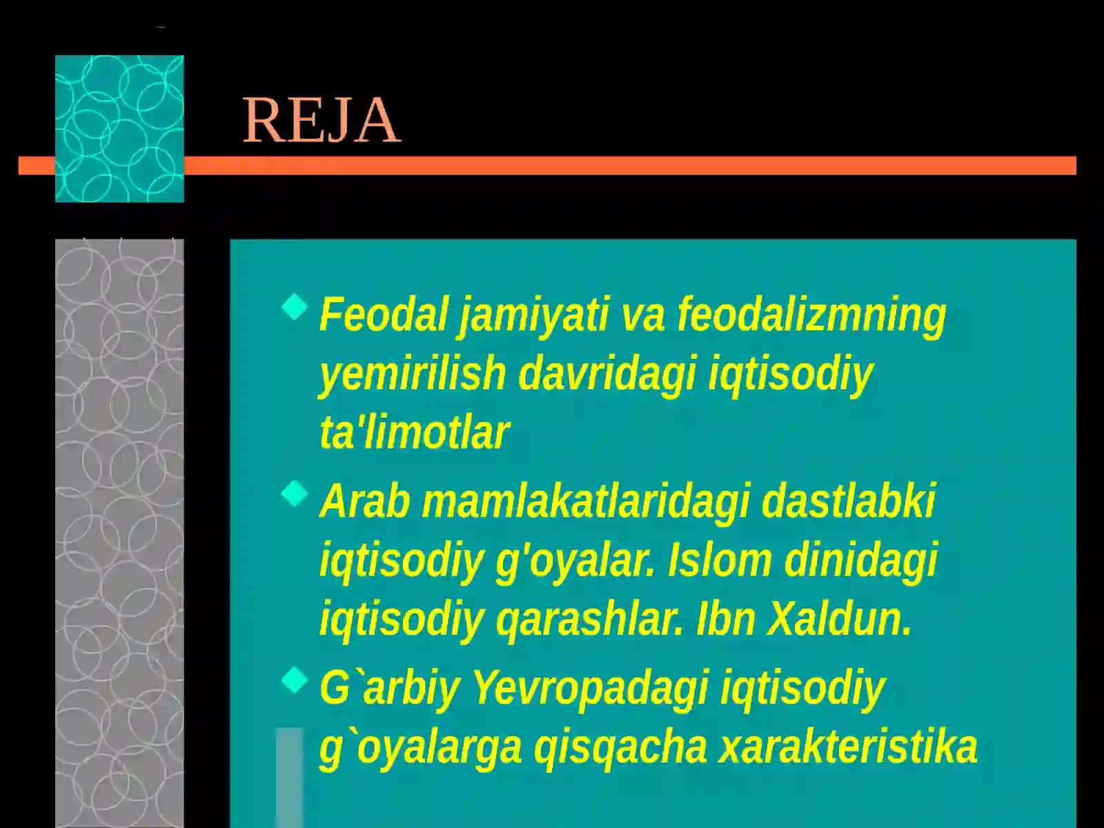 Feodalizmning iqtisodiy g'oyalari 2