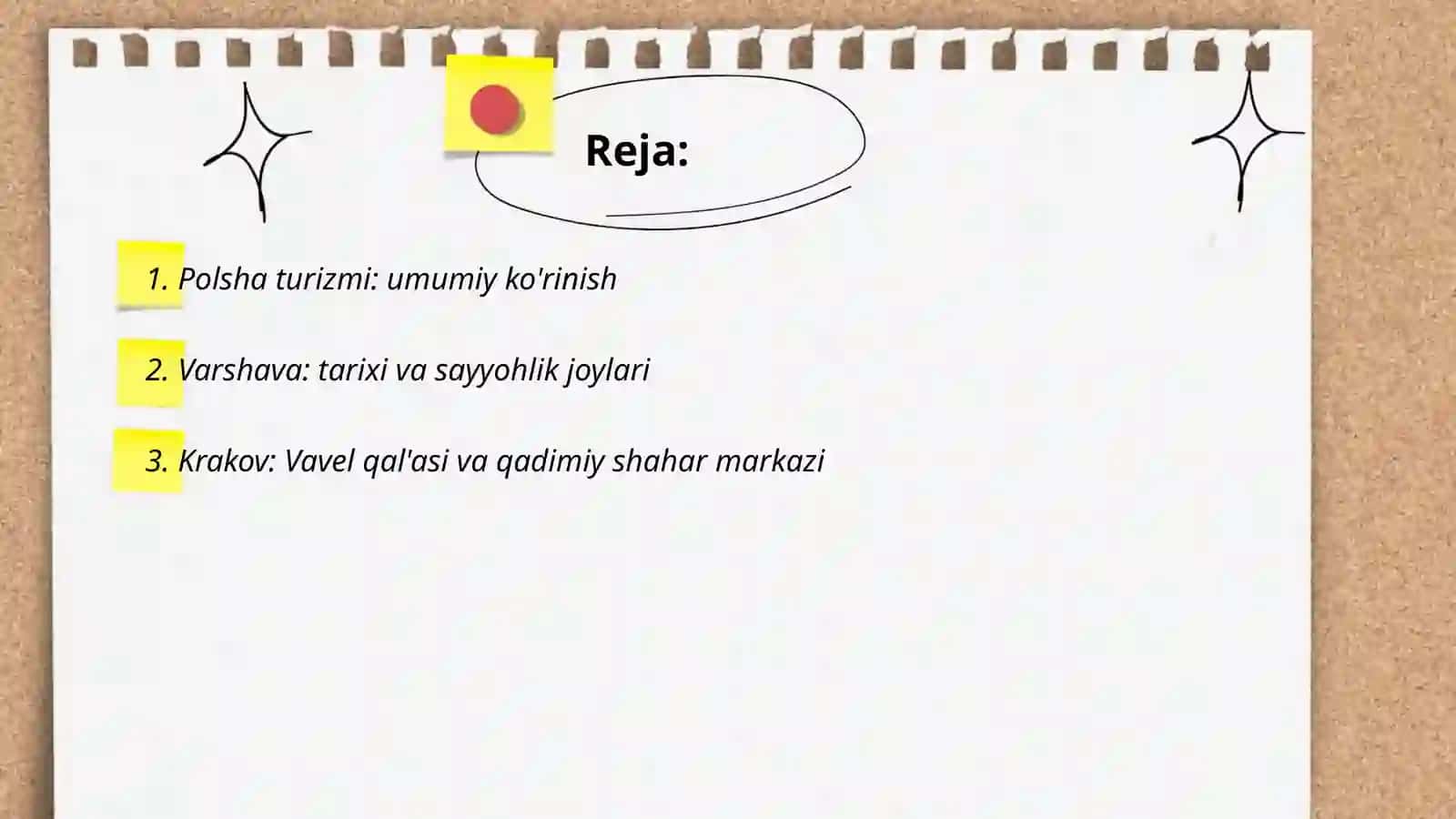 Polsha turizmi: umumiy ko'rinish 2