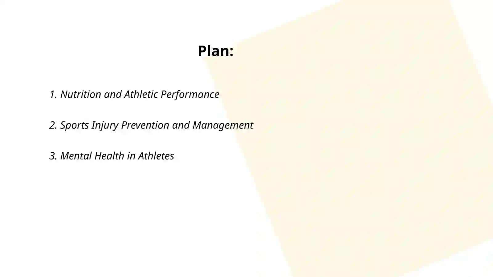 Nutrition and Athletic Performance 2