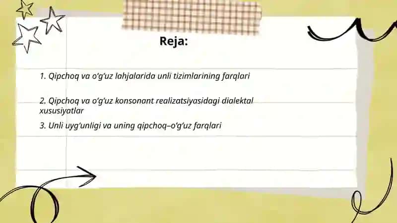 Oʼzbek tilining qipchoq va oʻgʻuz lahjasiga xos dialektal xususiyatlari 2