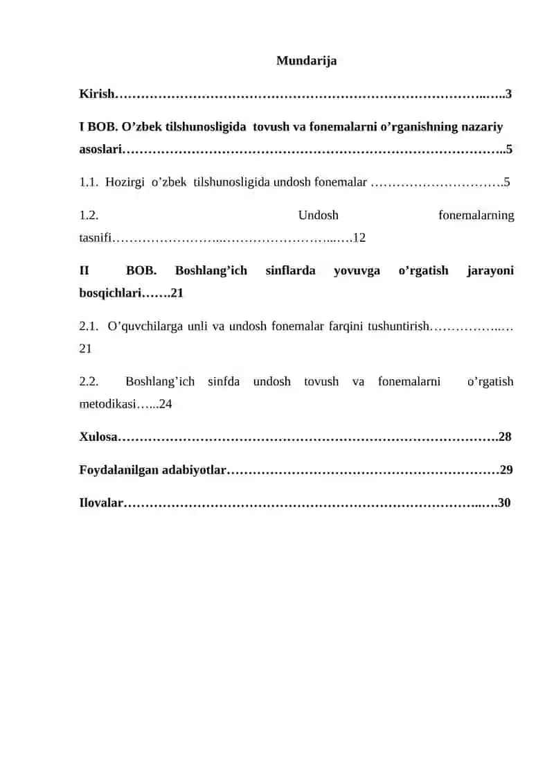 Ózbek tilshunosligida undosh fonemalarning órganilishi 2