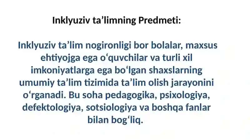 Inklyuziv ta’lim kursi 2