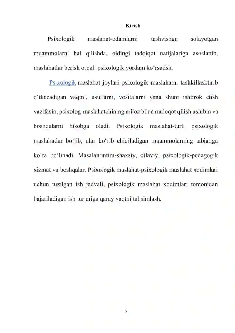 Psixolog  maslahatchi – shaxsiga qo’yiladigan umumiy  talablar 2