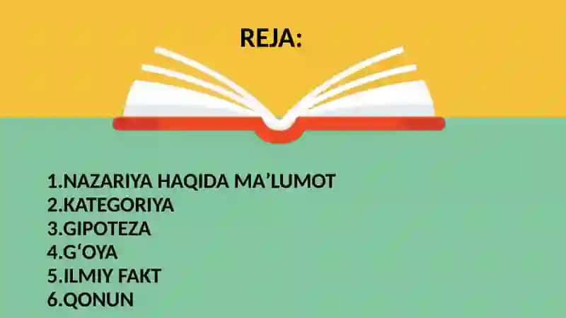 Nazariy bilishning mantiqiy shakllari 2