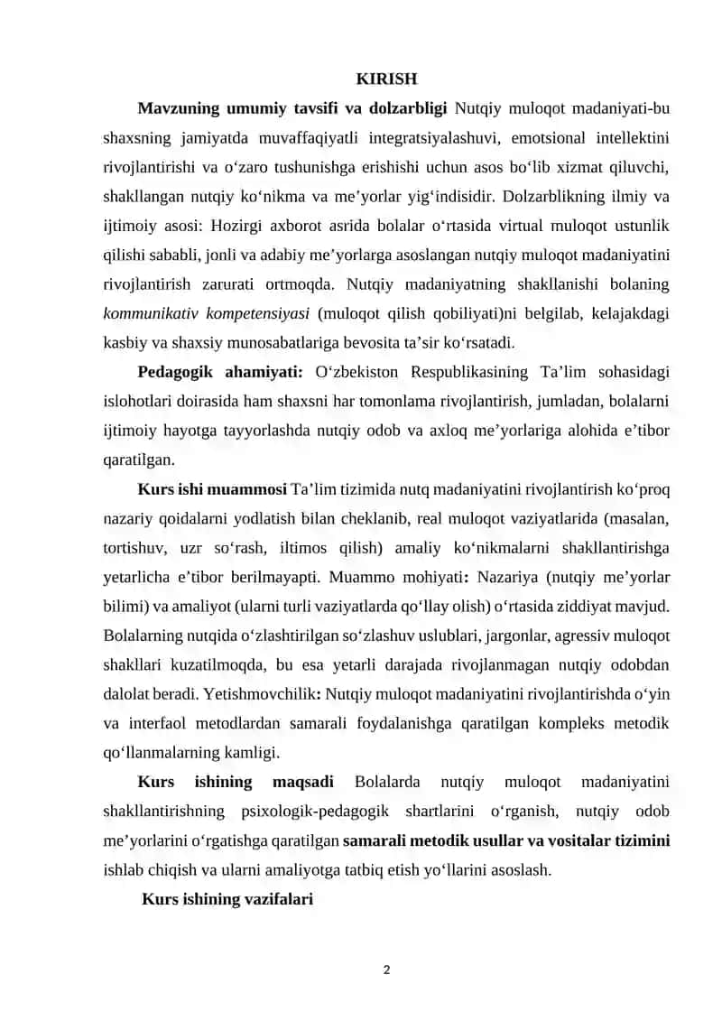 Nutqiy Muloqot Madaniyatini Shakllantirish 2