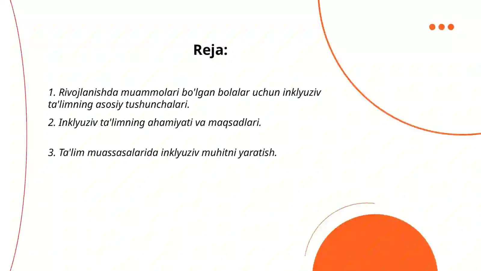 Rivojlanishida muammolari bolgan bolalar uchun inklyuziv talim sharoitida keng talimiy amalyotga joriy etish algoritmlari 2