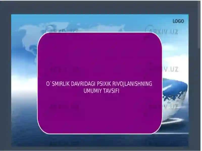 USMONOVA AZIZA NING UMUMIY PSIXOLOGIYA FANIDAN TAYYORLAGAN 22-MUSTAQIL TAʼLIM TAQDIMOTI 2